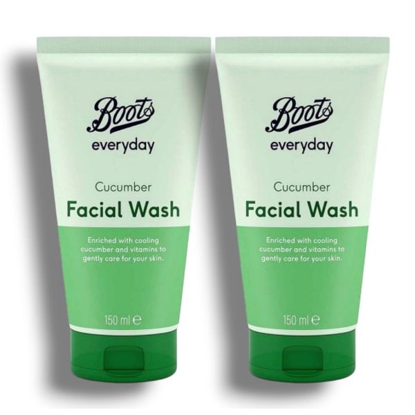 2x Bōöts | Facial Wash - Cucumber | 150mL Each