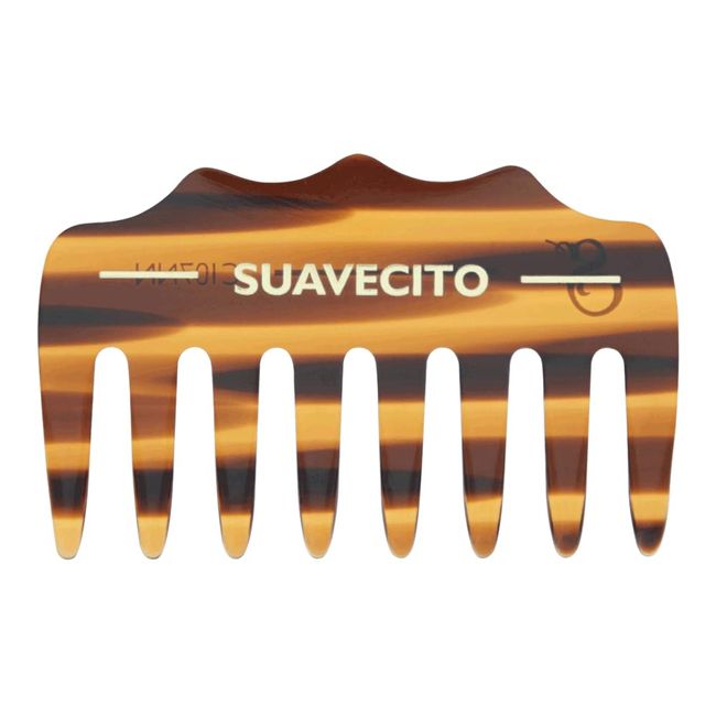 Suavecito Deluxe Rake Pocket Comb Acetate Amber Men's Hair Styling