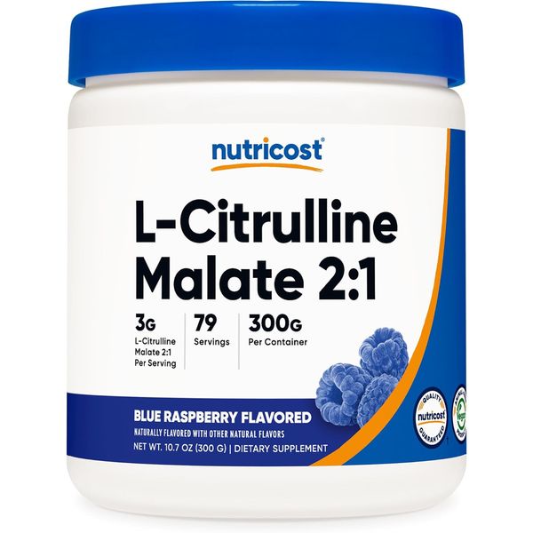 L-Citrulline Malate 2:1 (300 Grams) (Blue Raspberry)