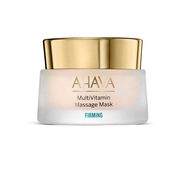 AHAVA Firming MultiVitamin Massage Mask - Enriched with Antiaging C, Pro B5, B3 and D vitamins and Osmoter Exclusive Blend of Dead Sea Minerals for Enhanced Firmness, Luminosity and Radiance, 50 ml