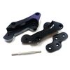 B12-7BK CNC Aluminum Duralumin Back Step for CBR400F (Black)