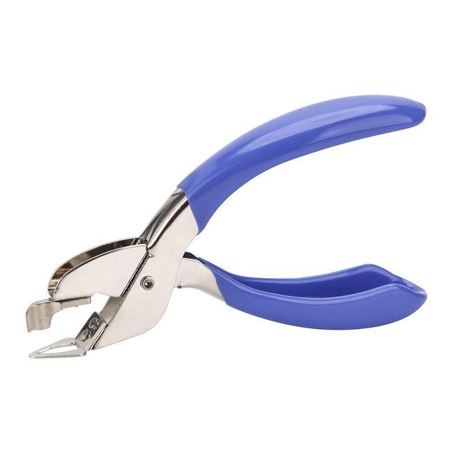 Staple Remover Tool for Office Heavy Hand Staple Pin Pull Easy to Remove(Blue)