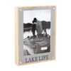 Mud Pie Lake Acrylic Magnet Frame; 7 3/4" x 5 3/4"