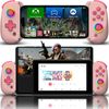 Joso Mobile Gaming Controller for iPhone/iPad/Tablet, Android Wireless Controller with Hall Effects Joysticks, Support PC/Switch, Play Cloud Games/PS Remote Play/COD/Genshin Impact & More - Pink