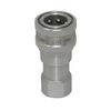 1/4" ISO 7241-B Quick Disconnect Hydraulic Coupler Set, 3/8" SAE Thread