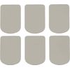 BG Bissplättchen klein transparent 0,9 mm (6 Stk.)