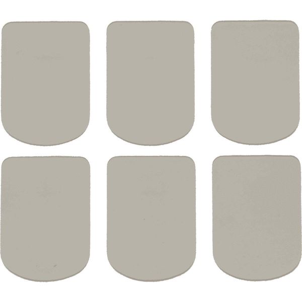 BG Bissplättchen klein transparent 0,9 mm (6 Stk.)