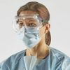 Safety Goggles Vented Protective EyeWear Clear Lens/Durable/Adjustable 6" 2-PACK