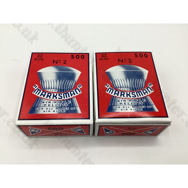 1000 Pellet Pack - Marksman .22/5.5mm Domed - 2 x Box L827VP2