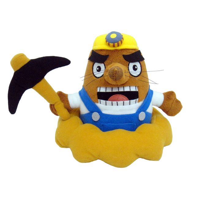 Sanei Boeki Animal Crossing All Star Collection Mr. Resetti Plush Toy, Size S, Height 6.3 inches (16 cm)