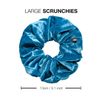 Velvel Scrunchie, Turquoise 2pcs