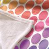 KnBoB Flannel Blanket Throw, Fall Throw Blanket 80×120CM for Couch Multicolor Rainbow Dots Pattern