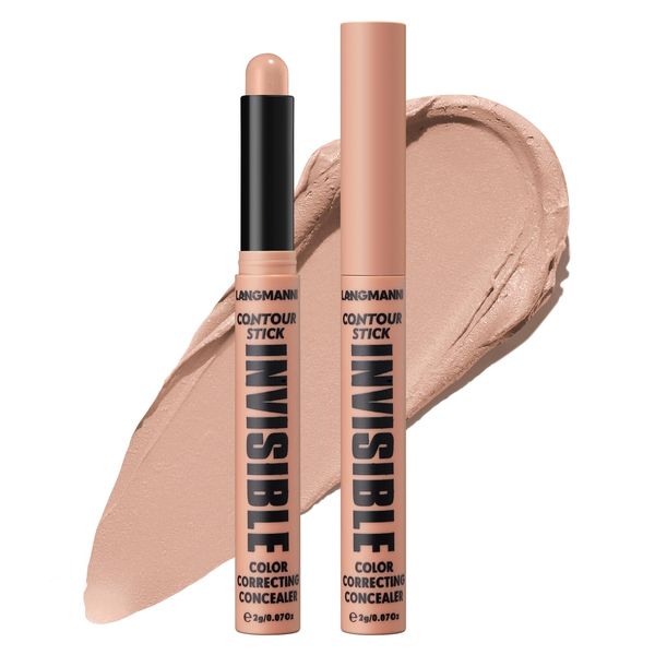 Professional Concealer Corrector Stick, Buildable Medium Coverage Concealer, Natural Coverage, Long Lasting, Vegan Formulation (#4, Medium)