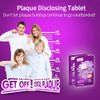 Y-Kelin 36 Tablets Dental Plaque Indicator Dental Plaque Disclosing Tablets for Kids or Adults,Develop Good Brushing Habits