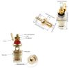 Banana Plug Compatible Binding Post Speaker Terminals 4mm Plug Set of 4 (32mm)