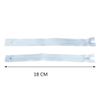 Pack of 39 different coloured zips - 18cm