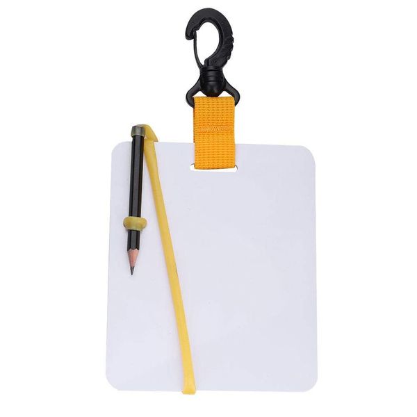 VGEBY1 Underwater Diving Notebook with Slate Pencil Scuba Rubber Tube Snorkeling Underwater Lighting String Color Random