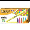 Bic Brite Liner Stick Highlighters Chisel Assorted Dozen (30221) BL11AST