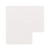 4 angles plats 30 x 10 white