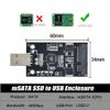 chenyang Mini PCIe mSATA SSD to USB 2.0 External SSD PCBA Conveter Adapter