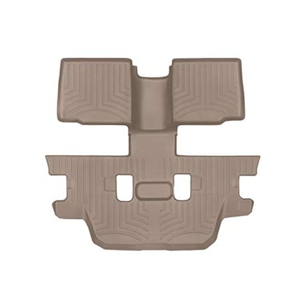 WeatherTech Custom Fit FloorLiners for Ford Explorer - 2nd/3rd Row (453596), Tan