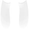 eXtremeRate DIY Controller Grip for Xbox Series X & S, White Replacement Left Right Side Rails, Replacement Rear Shell for Xbox Core Wireless Controller [Controller Excluded]