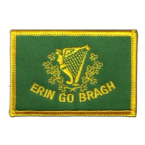 Ireland Erin Go Bragh Flag embroidered Iron-On Patch