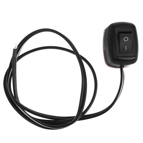 YFFSFDC Car DIY Switch Ship Button Switch OFF/ON DC 12V 10A Switch with Cable Double Sided Tape Easy to Use DRL for LED Light Bar (0.6m)
