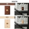 American Switch Wood Plate Switch Maple HS2362 CSZ AXCIS