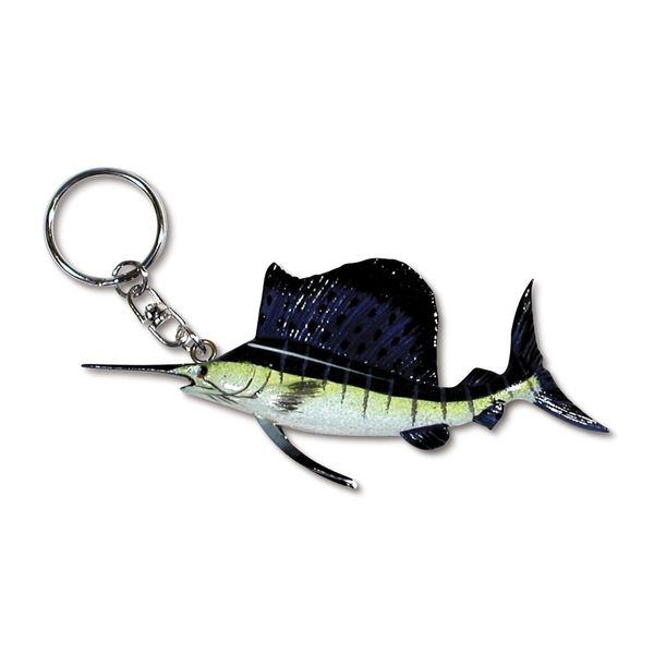 LX Hand Painted Sailfish Key Chain