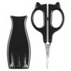 Kai Corporation Cat Fashionable Scissors, Scissors, Mayu Scissors, Eyebrow Scissors, Cat, Nyarming, 1 Piece (x1)