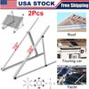 Solar Panel RV Tilt Mount Brackets Kit System Roof Flat Surface Adjustable Frame