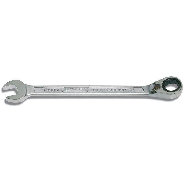 Hazet 15 mm Ratcheting Combination Wrench - Silver