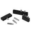 uxcell 10 Pcs Screwdriver Bit Holder Organizer Plastic Storage Case for Hex Drill Compatible with 1/4" Metal Driver Bits