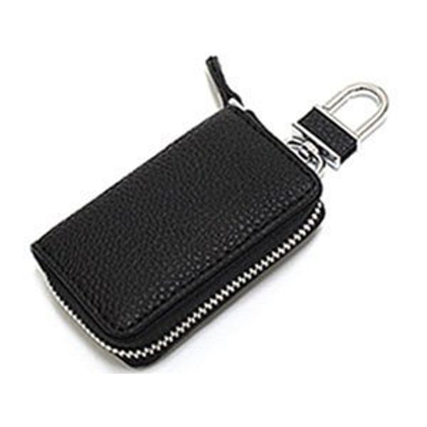 Smart Key Case [Black] Genuine Cowhide Leather Key Case