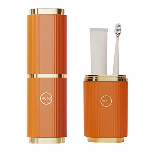 YanHLQJY Toothbrush case，Travel Toothbrush Case,Portable Toothbrush Toothpaste Box，Toothbrush Cup,Suitable for business trip, camping, travel or daily use