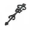 Black Wrought Iron Dummy Strap Hinge 11" Door Dummy Hinge Renovators Supply