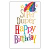 Official Brightside Greeting Card, Super Duper Happy Birthday
