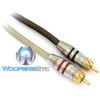 SUNDOWN AUDIO 25FT SAZ 2CHANNEL SOLID 100% OFC COPPER TWISTED RCA AMPLIFIER WIRE