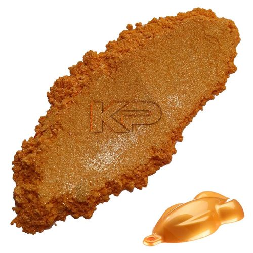 KP Pigments Solar Flare Pearlescent 100% Pure Fine Mica Powder - Naturally Pigmented Multipurpose DIY Arts and Crafts, Dye, Soap Making, Cosmetics, Epoxy Resin, Paint, and More! 25 Grams