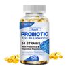 2Pack Digestive Enzymes Prebiotic & Probiotics Gas,Constipation& Bloating Relief
