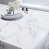 Grey Marble Print Wipeable Tablecloth Water Resistant Table Cover Rectangular Tablecloth