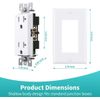Outlet Socket, Decora Duplex Receptacle, 20 Amp 125 Volt Tamper Resistant 10pack