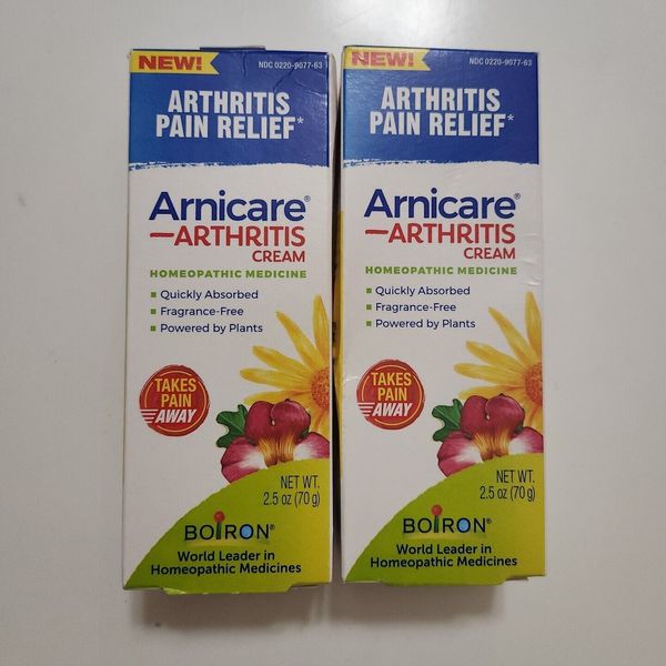 Arnicare Arthritis Cream 2.5 oz Arthritis Pain Relief Joints X2 Exp 2025+