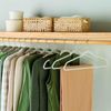 Non-Slip Rubber Hangers 30 Pack Clothes Organizer Durable Space Saving Hooks New