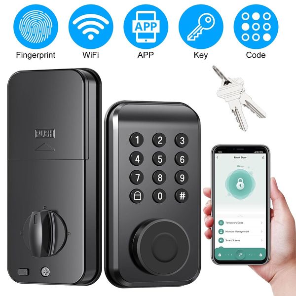 New Wireless Door Lock Keyless Smart Door Lock Fingerprint Lock IP67 App Control