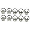Marine Boat SS.T316 1/4" Double Side Folding Pad Eye Rigging Lifting 10Pc