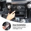 2x Black Air Conditioner Control Panel Dash AC Vent Cover Trim For 4runner 2010+