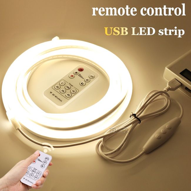 Hand Sweep Motion Sensor Kitchen LED Strip light USB 5V 1m-5m Smart Sensor  Switch lamp bedroom Cabinet closet home LED lighting