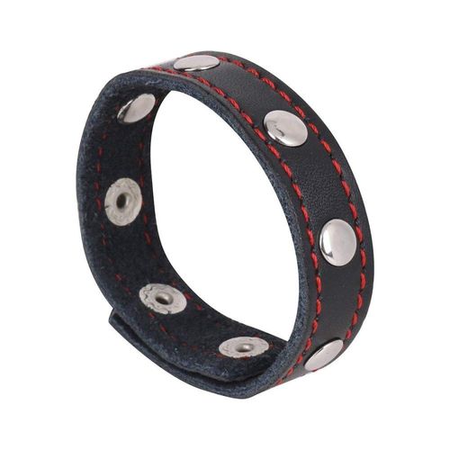 Alip Adjustable PU Cock Ring O Ring Ring Chastity Belt